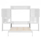 Lit escamotable polyvalent Queen Size avec rangement intégré et fonctionnalités
