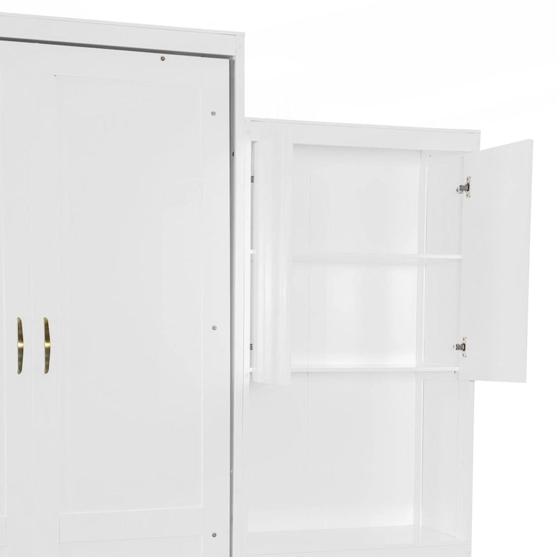 Lit escamotable polyvalent Queen Size avec rangement intégré et fonctionnalités