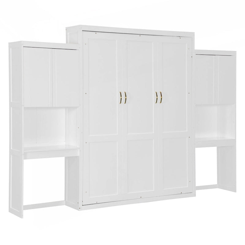 Lit escamotable polyvalent Queen Size avec rangement intégré et fonctionnalités