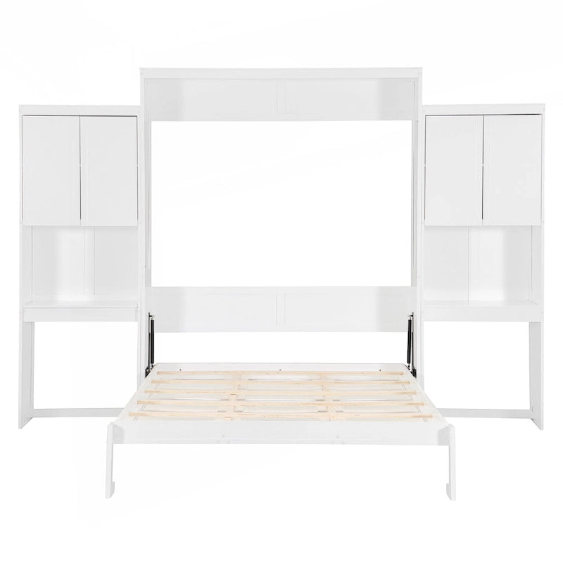 Lit escamotable polyvalent Queen Size avec rangement intégré et fonctionnalités
