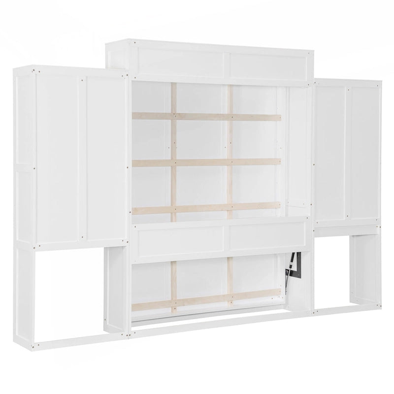 Lit escamotable polyvalent Queen Size avec rangement intégré et fonctionnalités