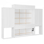 Lit escamotable polyvalent Queen Size avec rangement intégré et fonctionnalités