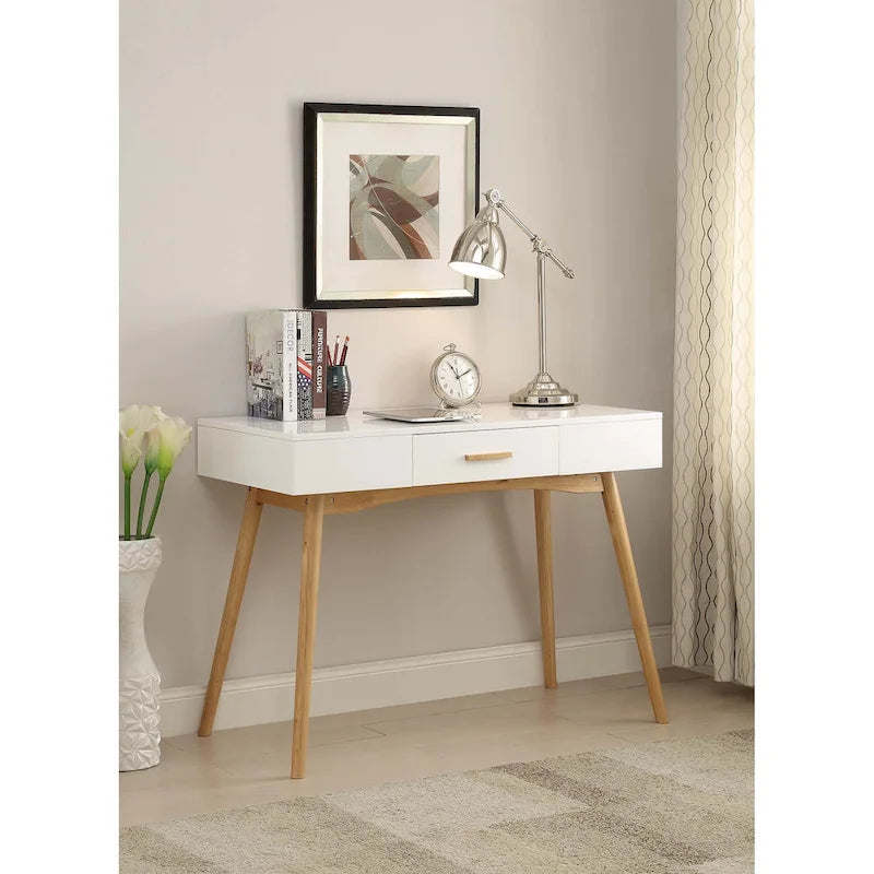 Convenience Concepts Oslo 1 Drawer Desk