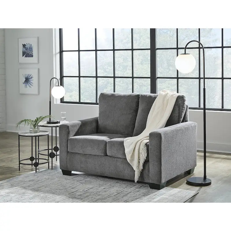 Chaise de bureau en similicuir de style Mid-Century avec hauteur réglable et piètement chromé