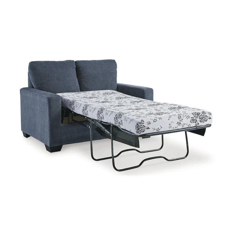 Chaise de bureau en similicuir de style Mid-Century avec hauteur réglable et piètement chromé