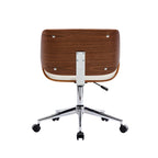 Chaise de bureau Carson Carrington Herning en similicuir style Mid-Century