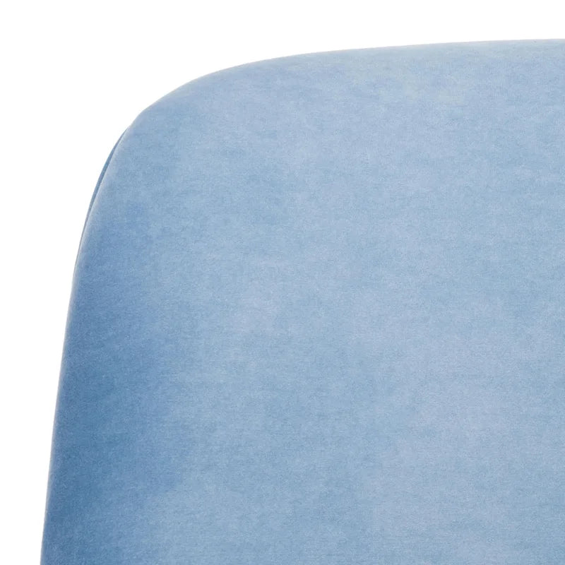 Fauteuil d'appoint en velours avec pieds fuselés en noyer | 27L x 31P x 36H
