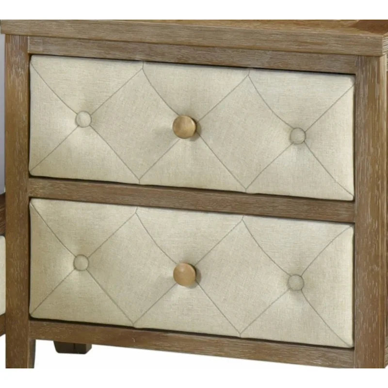 Table de chevet 1 tiroir finition élégante Façades de tiroirs design Meuble de chambre moderne