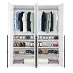 Lot de 2 armoires penderies autoportantes Manhattan Comfort Lee Modern 3.0