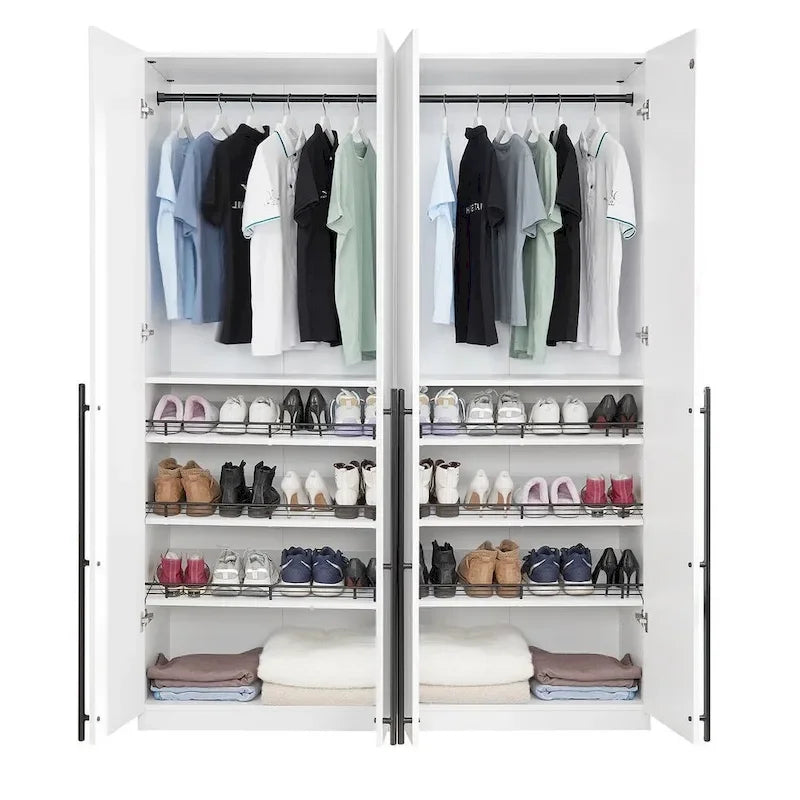 Lot de 2 armoires penderies autoportantes Manhattan Comfort Lee Modern 3.0