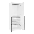 Lot de 2 armoires penderies autoportantes Manhattan Comfort Lee Modern 3.0