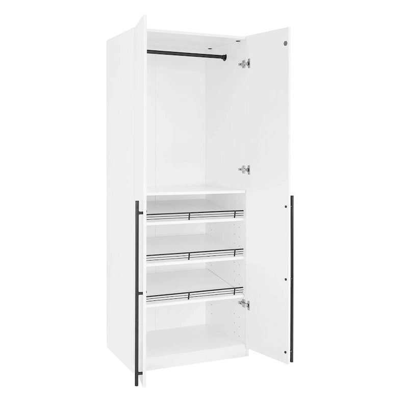 Lot de 2 armoires penderies autoportantes Manhattan Comfort Lee Modern 3.0