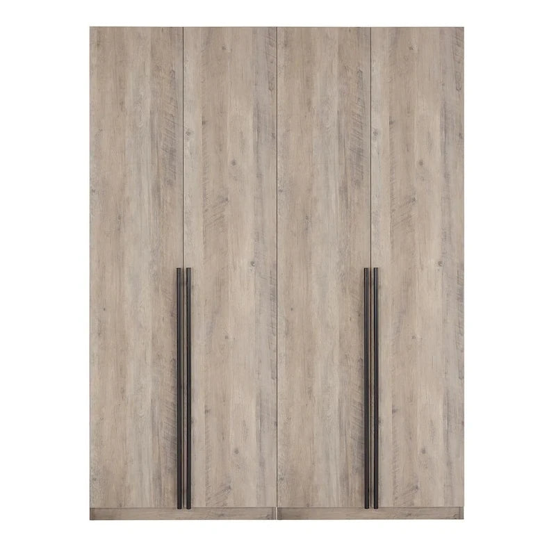 Lot de 2 armoires penderies autoportantes Manhattan Comfort Lee Modern 3.0