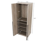 Lot de 2 armoires penderies autoportantes Manhattan Comfort Lee Modern 3.0