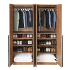 Lot de 2 armoires penderies autoportantes Manhattan Comfort Lee Modern 3.0
