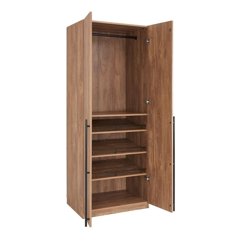 Lot de 2 armoires penderies autoportantes Manhattan Comfort Lee Modern 3.0