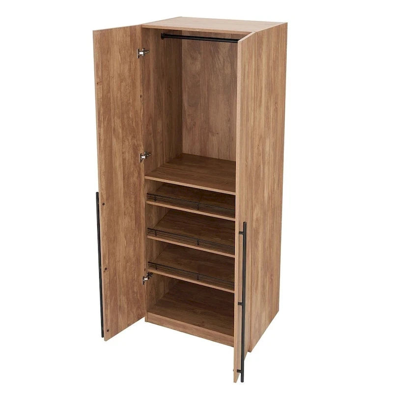 Lot de 2 armoires penderies autoportantes Manhattan Comfort Lee Modern 3.0