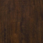Lit plate-forme Daisy Queen, 6 tiroirs de rangement, poignées métalliques, bois marron