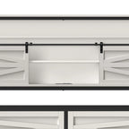 Cadre de lit double avec LED et station de recharge, rangement de tête de lit en métal et ports USB, lumières de ferme