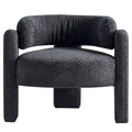 Fauteuil d'appoint en tissu bouclette