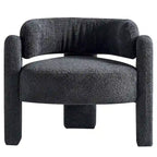 Fauteuil d'appoint en tissu bouclette