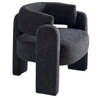 Fauteuil d'appoint en tissu bouclette