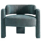 Fauteuil d'appoint en tissu bouclette