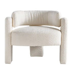 Fauteuil d'appoint en tissu bouclette