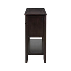 Console de la série Cambridge avec grand espace de rangement et quatre tiroirs