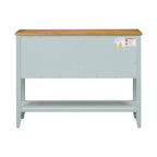 Console de la série Cambridge avec grand espace de rangement et quatre tiroirs